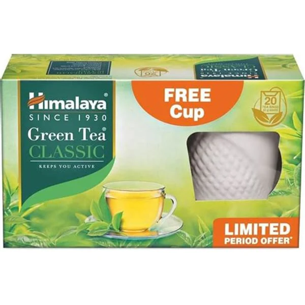 HIMALAYA HIMALAYA GREEN TEA CLASSIC 40GM product image