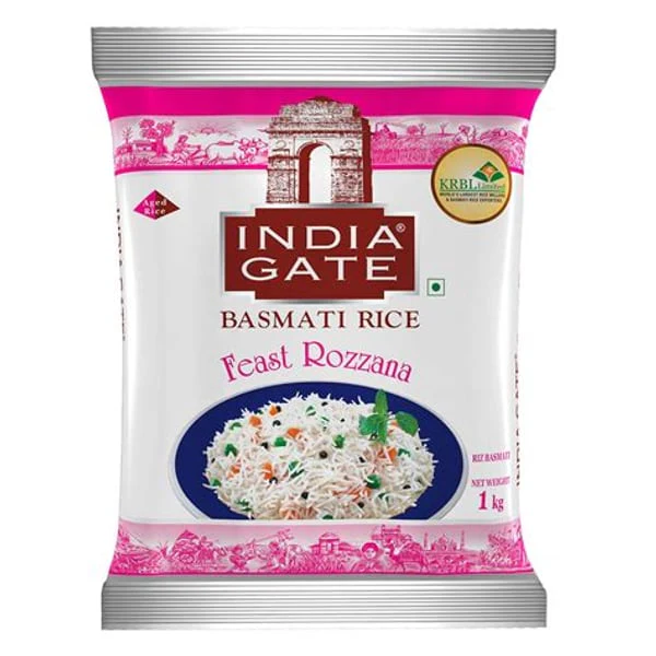 INDIA INDIA GATE FEAST ROZANA 1 KG product image