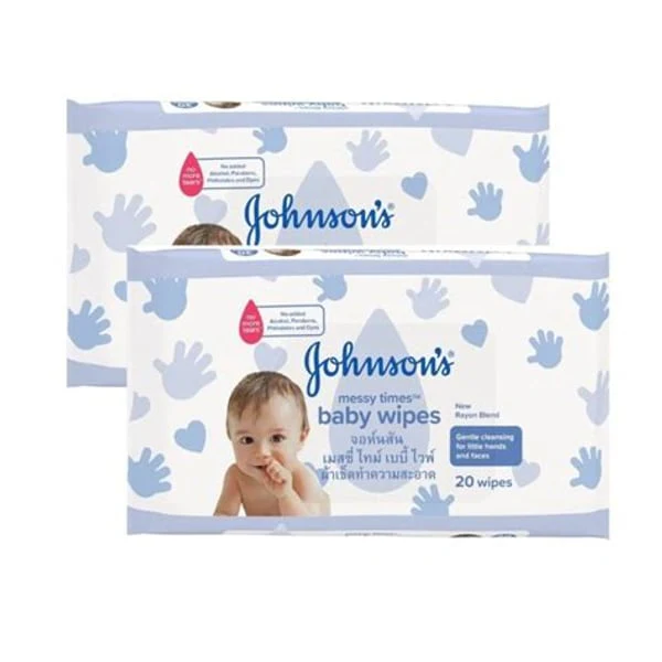 JOHNSONS JOHNSONS BABY WIPES 20S product image