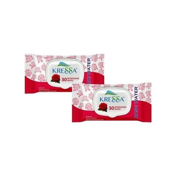 KRESSA KRESSA ROSE WATER WIPES product image