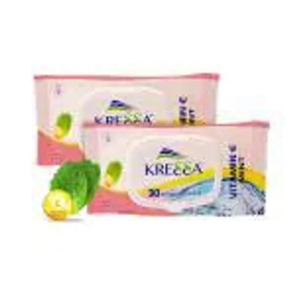 KRESSA KRESSA VIT E MINT WIPES 10PC product image