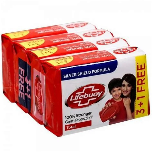 LIFEBUOY LIFEBUOY TOTAL SOAP 100X4+1 PCS product image