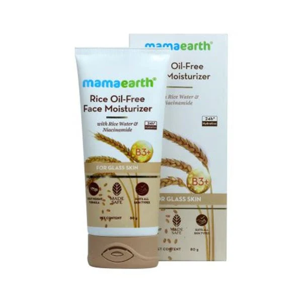 MAMAEARTH MAMAEARTH RICE OIL FREE FACE MOISTURISER 80GM product image