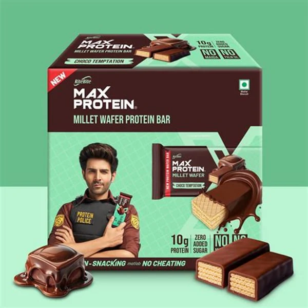 MAX PROTEIN MAX PROTEIN MILLET WAFER CHOCO TEMP product image