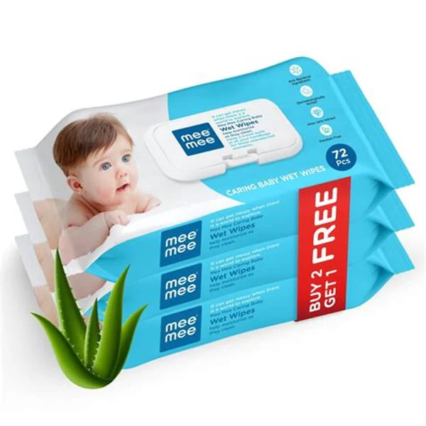 MEE MEE MEE MEE WET WIPES 72PCS product image