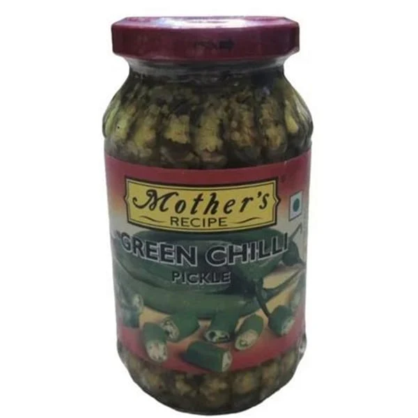 MOTHERS MOTHERS GREEN CHILLI PICKLE 200GM product image