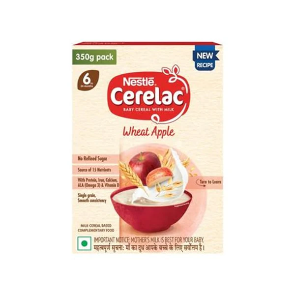 NESTLE NESTLE CERELAC WHEAT APPLE 6TO 24 MONTHS product image