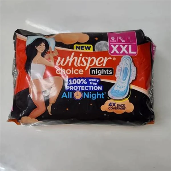 WHISPER WHISPER NIGHTS XXL+ 6 PADS product image